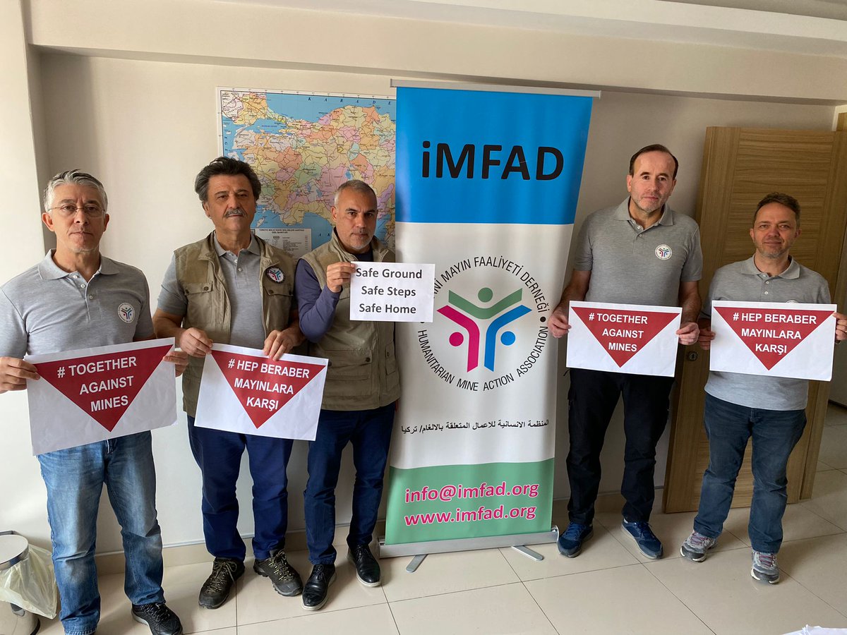 imfad_tr's tweet photo. Safe Ground, Safe Steps, Safe Home
#TogetherAgainstMines
#iMFAD #HumanitarianMineActionAssociation https://t.co/yITluFZ9Bg
