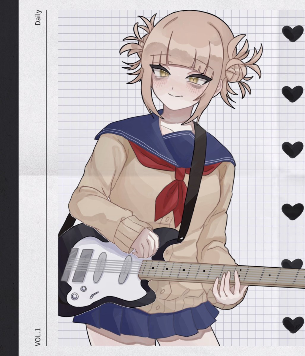 トガヒミコ 「トガ🎸❤︎ 」|さめのイラスト