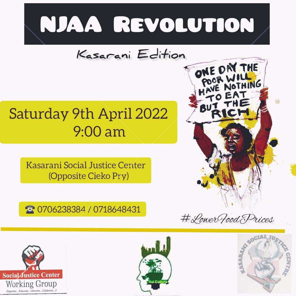 WuodApondi's tweet photo. Aluta Continua 
The Struggle Continues,  until Victory 
#lowerfoodprices
#NJAARevolution https://t.co/d19ntyvCbP