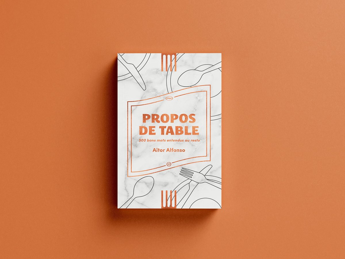 nouriturfu's tweet photo. A paraître ! “Propos de table – 500 bons mots entendus au resto”, par @AitorAlfonso (en librairie le 5 mai). Un livre malin et mordant, dans l’esprit d’un Loïc Prigent, mais fourchette à la main ! 500 #proposdetable qui esquissent aussi les goûts et dégoûts d’une époque. #livre https://t.co/QX0xTz3G88