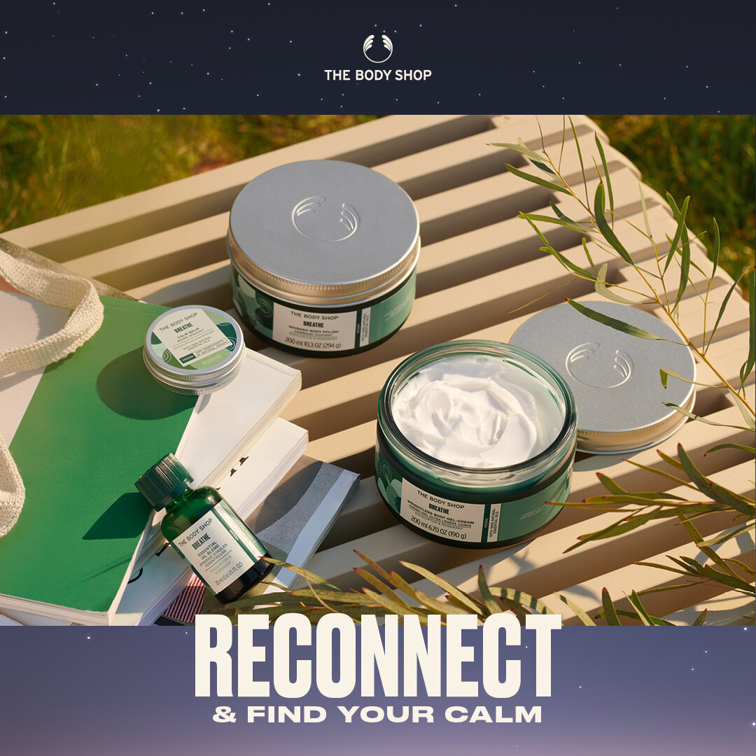 DefineYURBeauty's tweet photo. In need of some calm? Then meet Breathe. 😌
Crafted with 100% natural eucalyptus and rosemary essential oils.
It's also vegan certified and comes in 100% recyclable glass, aluminium jars and bottles.*
*Where local facilities allow.

#SleepRechargeRise #TheBodyShop https://t.co/Qm9LroNOQ6