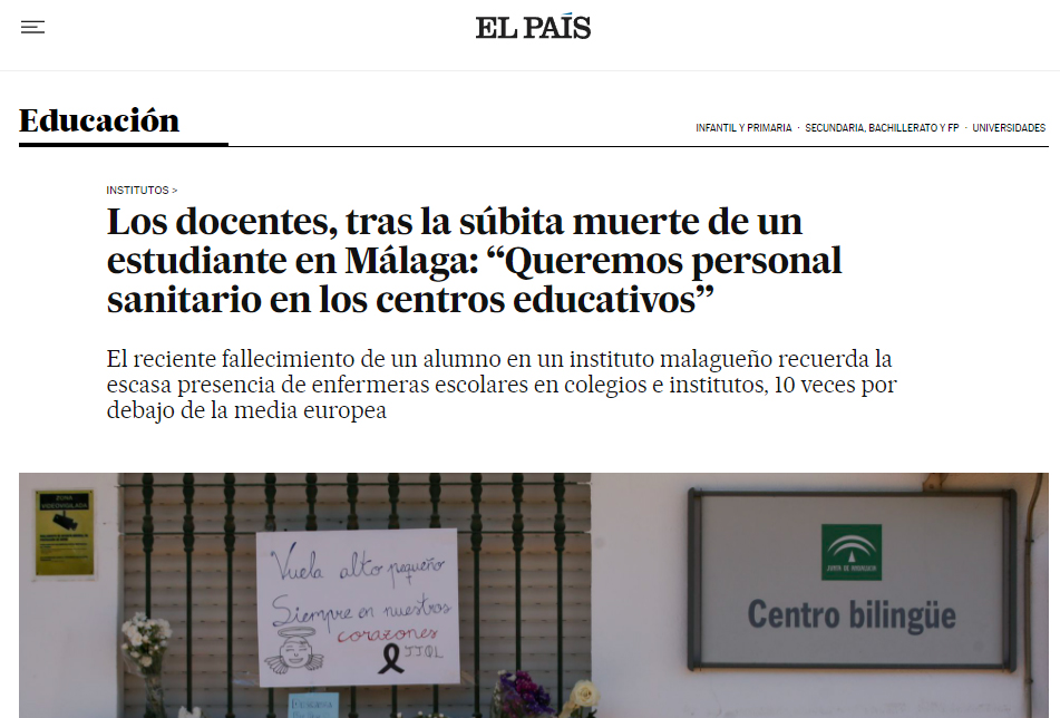 Sindicato_SATSE's tweet photo. Tenemos que luchar UNIDOS POR UNA #ENFERMERAESCOLAR en todos los centros educativos del país. 

NOS VA LA SALUD Y LA VIDA EN ELLO ¡Firma nuestra petición! https://t.co/bf48vouEqt @moteros153 #infancia https://t.co/gADf5h1NmP