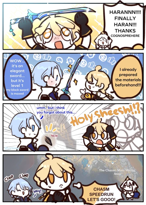 #原神 

I got Haran but now what ;w; I need to grind for the new mats hahahaha 