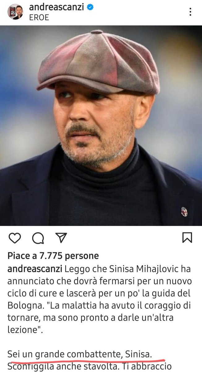 LunaRadovanic's tweet photo. @AndreaScanzi lo chiama "grande combattente", stessa definizione che #mihajlovic diede di Mladic, responsabile del massacro di Srebrenica. Qualche post dopo, commentando #bucha Scanzi dice che l'umanità è morta. In uno dei due post dice il vero. https://t.co/kjojN1WPyY