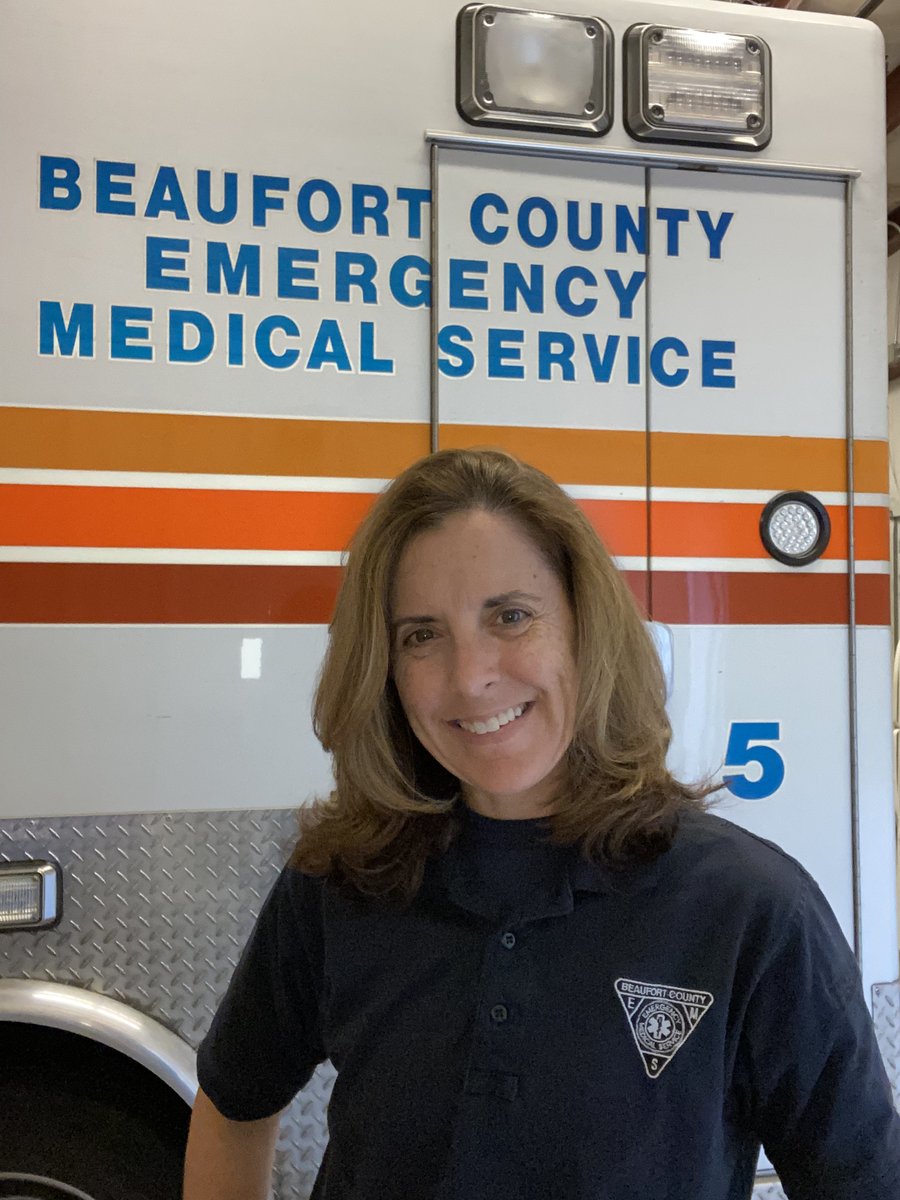 BeaufortSC_EMS's tweet photo. #meetusmonday - Paramedic Virginia (Ginger) Marshall starts her new position today with #bcscems as PIO/Public Relation/Admin Support. Ginger & her parents first came to visit the town that her grandparents described as “special & welcoming” when they lived here in the 1930s. https://t.co/LyrwWY7hs6
