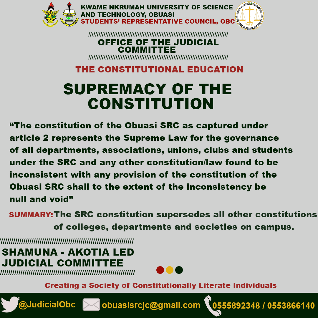 JudicialObc's tweet photo. The Shamuna-Akotia led effect!
#constitutionaleducation
#supremacyoftheconstitution
#knustobuasisrc https://t.co/Tvqhth2WU0