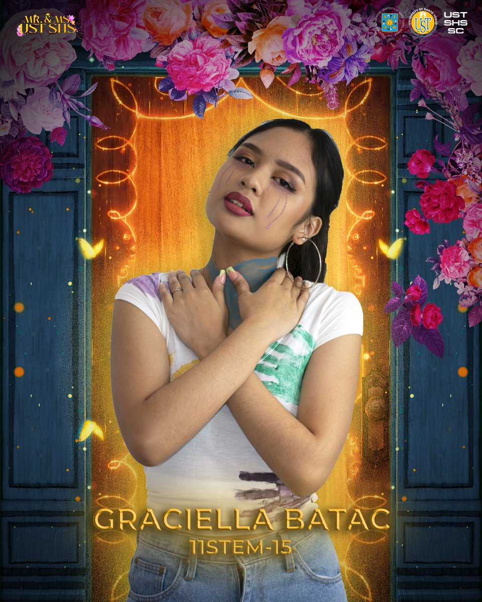 ustshssc's tweet photo. Graciella Batac (11STEM-15) - Gender Equality, End All Violence Against and Exploitation for Women and Girls

#HurricaneOfJacarandas 
#MrAndMsUSTSHS2022
#EncanTogetherSHS
#FamiliaTomasino
#Ma6icalYears https://t.co/HTIlapRIBK