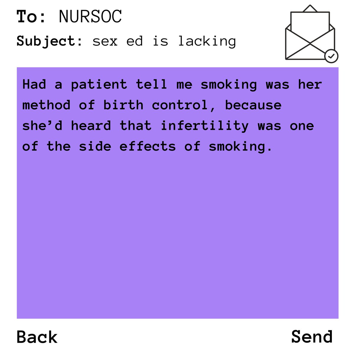 uomnursoc's tweet photo. Happy Monday, NURSOC! Here are this week's confessions x https://t.co/MV7p1rCqkb
