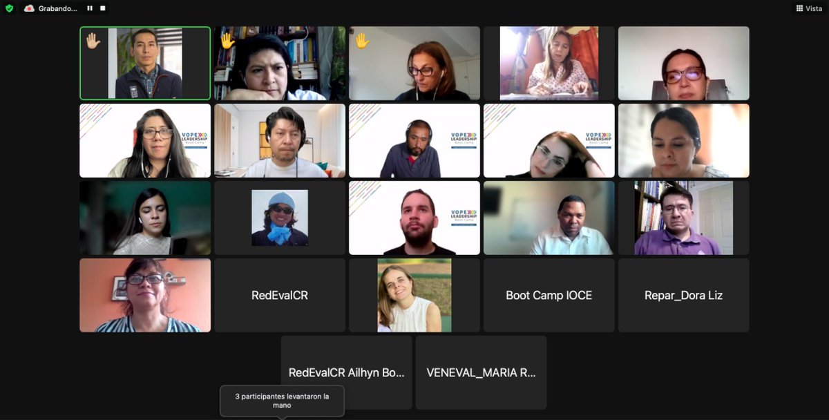 IOCE_eval's tweet photo. Este fin, los participantes de la comunidad hispana del #VOPEBootCamp pusieron en práctica sus 'elevator pitches' (discurso persuasivo) para invitar a otras VOPEs a formar alianzas.
🎉¡Felicitaciones por todo lo que están logrando!
@redhpress @rotondomochi @lauroimg @aidakpaula https://t.co/adjVsTGjvU