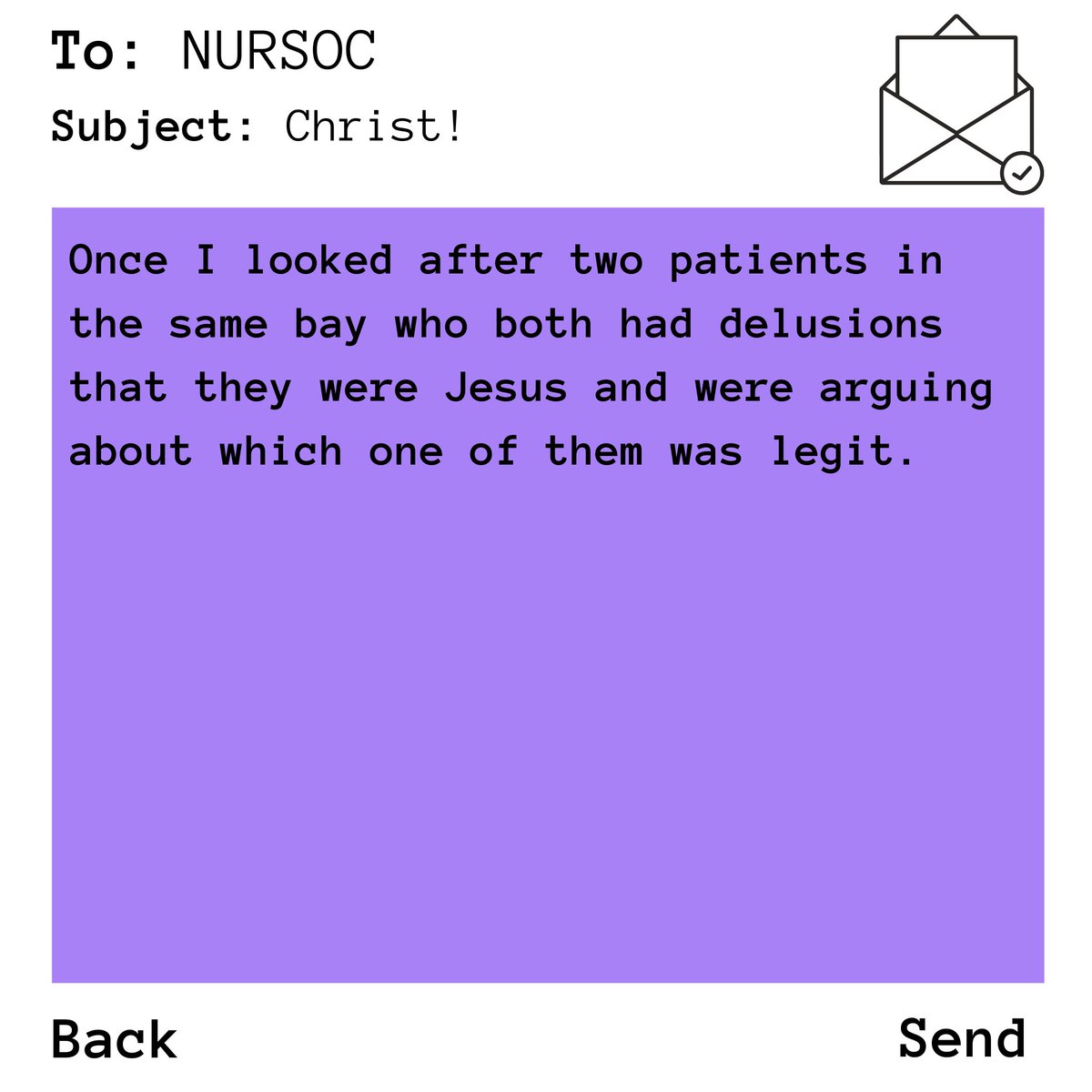 uomnursoc's tweet photo. Happy Monday, NURSOC! Here are this week's confessions x https://t.co/MV7p1rCqkb
