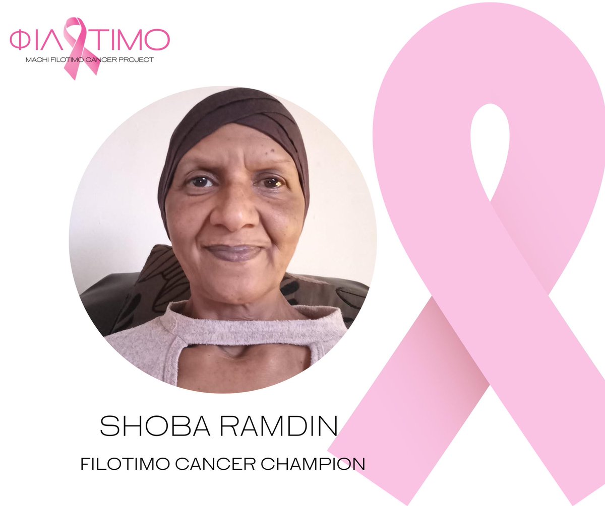 CancerMachi's tweet photo. Welcoming our next Filotimo Cancer Champion, SHOBA RAMDIN
#297th Member!
Welcome to our #FilotimoFamily
Shoba is a Lung Cancer Warrior🎗
“I went for my second dose of my vaccine, after which I had the flu and a week later developed a cough...”
https://t.co/BfKSIJUWp8 https://t.co/GXeAv0s1bH