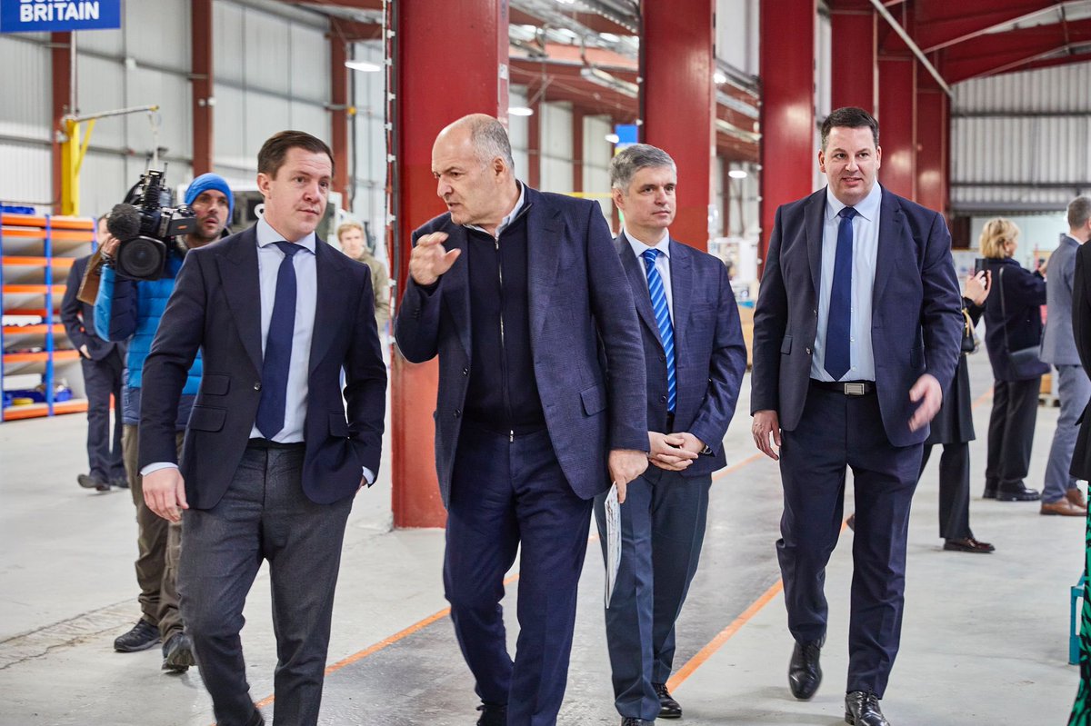 OHVConversions's tweet photo. On Friday, we had the absolute honour of hosting His Excellency, the Ukrainian Ambassador and Mr Victor Pinchuk to our factory, where Vitali Klitschko also dialled in via FaceTime to thank the Venari team with a truly powerful and emotional speech.

#UKmfg for Ukraine 🇺🇦🇬🇧 https://t.co/Dl8RRRMuML