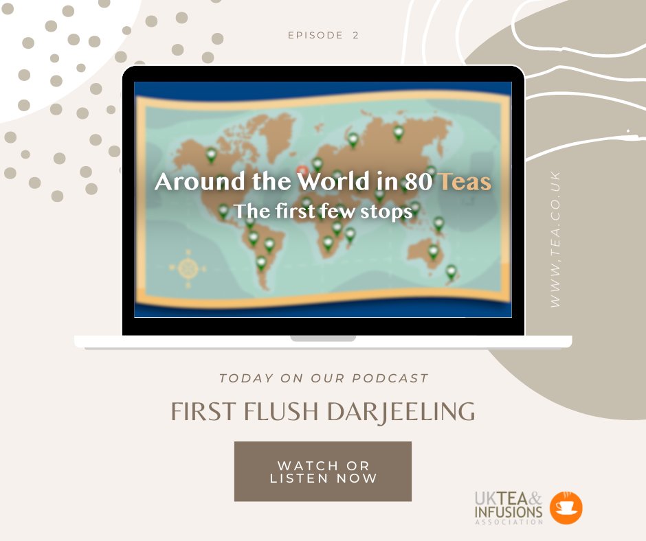 UKTalkingTea's tweet photo. Have you tried a Spring Harvest or First Flush Tea? Listen Again to Around the World in 80 Teas on First Flush Darjeeling https://t.co/g2BKySMCWi  We also chat about Kombucha.

#Darjeeling  #FirstFlushTea #SpringHarvestTea  #DrinkTea #TeaNerds #TeaTime #BrewCrew  #Kombucha https://t.co/SSLXZsTxZV