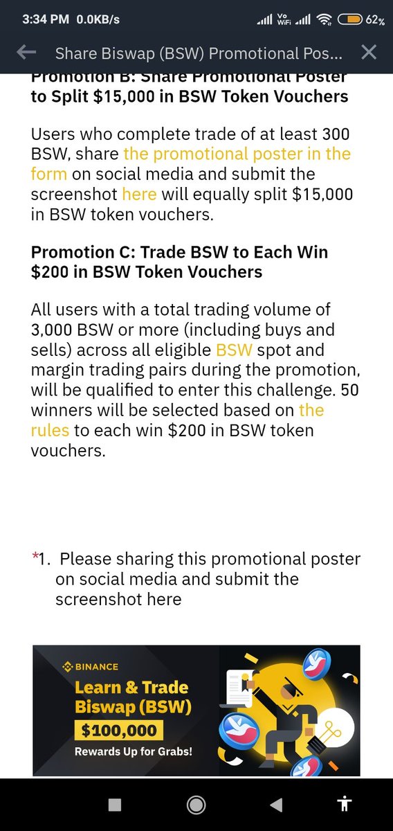 vickey080's tweet photo. Join guys new event in Binance
@era56200a @manoj70100 @arav701 https://t.co/bPzDmiLNUp