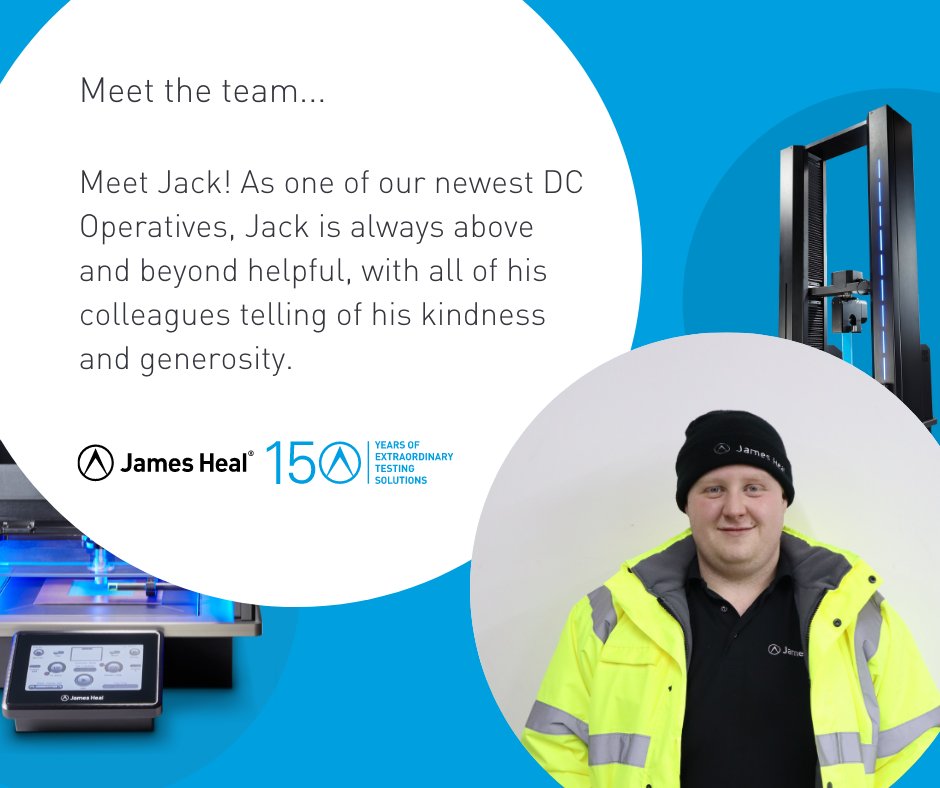 JamesHHeal's tweet image. Meet the team...

Meet Jack!

Jack's colleagues tell me of his kindness and his generosity, and from first hand experience he always goes above and beyond to be as helpful as possible.

Thanks for everything that you do Jack!

#meettheteam #textilestesting #distributioncentre