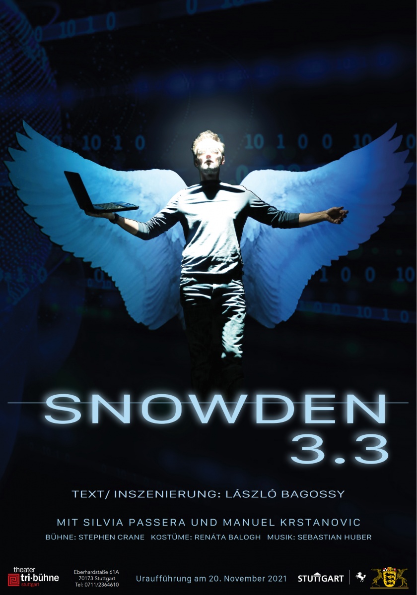 Eilmeldung: "Snowden 3.3" ist zu den 10. Privattheatertagen in Hamburg eingeladen und bewirbt sich dort um den Monika-Bleibtreu-Preis in der Sparte "Zeitgenössisches Drama". Wir spielen den "Theatertraum in einem Akt" von  László Bagossy am 06., 08., 13. u. 16. 04. um 19 Uhr.
