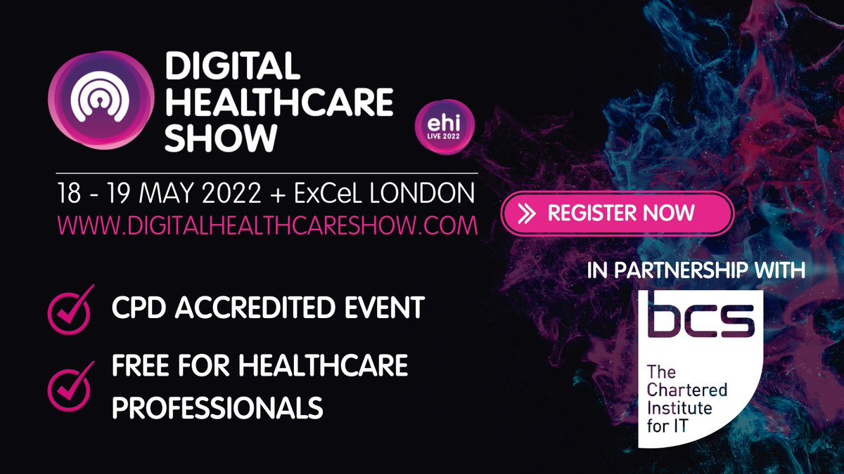We are so excited to announce we are partnering with Digital Healthcare Show 🙌

👉 Taking place on 18-19 May at ExCeL London, part of Health Plus Care. 
- Free for healthcare professionals
-Secure your free pass today: hubs.ly/Q016zpbC0

#DHS_London #digitalhealth