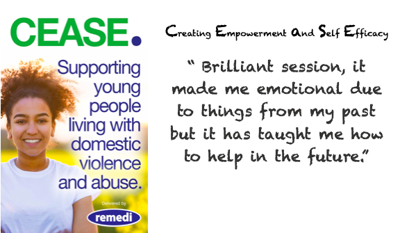 RemediRj's tweet photo. We have received some great feedback following a delivery by CEASE worker Salli to a group of young people from Dearne Valley College #Rotherham #CEASE #DearneValley #RNNGroup #StopDomesticAbuse @RJCouncil @AssocPCCs @SYPCC @_YJB @syptweet @RMBCPress @RJAPPG https://t.co/6QG0KoBmFl