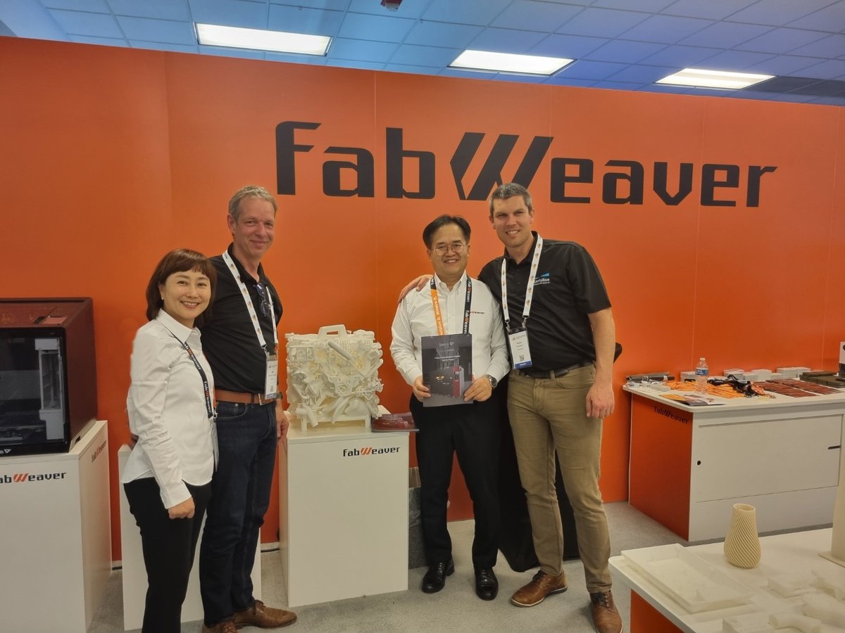 fabweaver_3d's tweet photo. Check out AMUG 2022 Hilton Chicago, fabWeaver - Day 1.
.
@AdditiveMFGUG
#amug2022 #amug #3dprinting #3dprinters #fabweaver #fabweaver3dprinter #industrialprototyping https://t.co/lfPGifVOfE