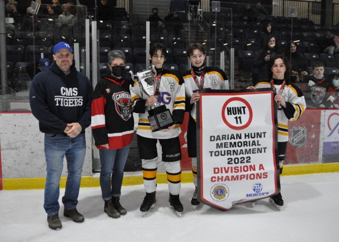TheBobFowler's tweet photo. Two weekends in a row beating good teams and raising trophies.  What a thrill for dad after 10 years of minor hockey! @HkyNL @ImpactHockeyNL Thanks to Clarenville! Classy organization. https://t.co/nl9UgDvOyo
