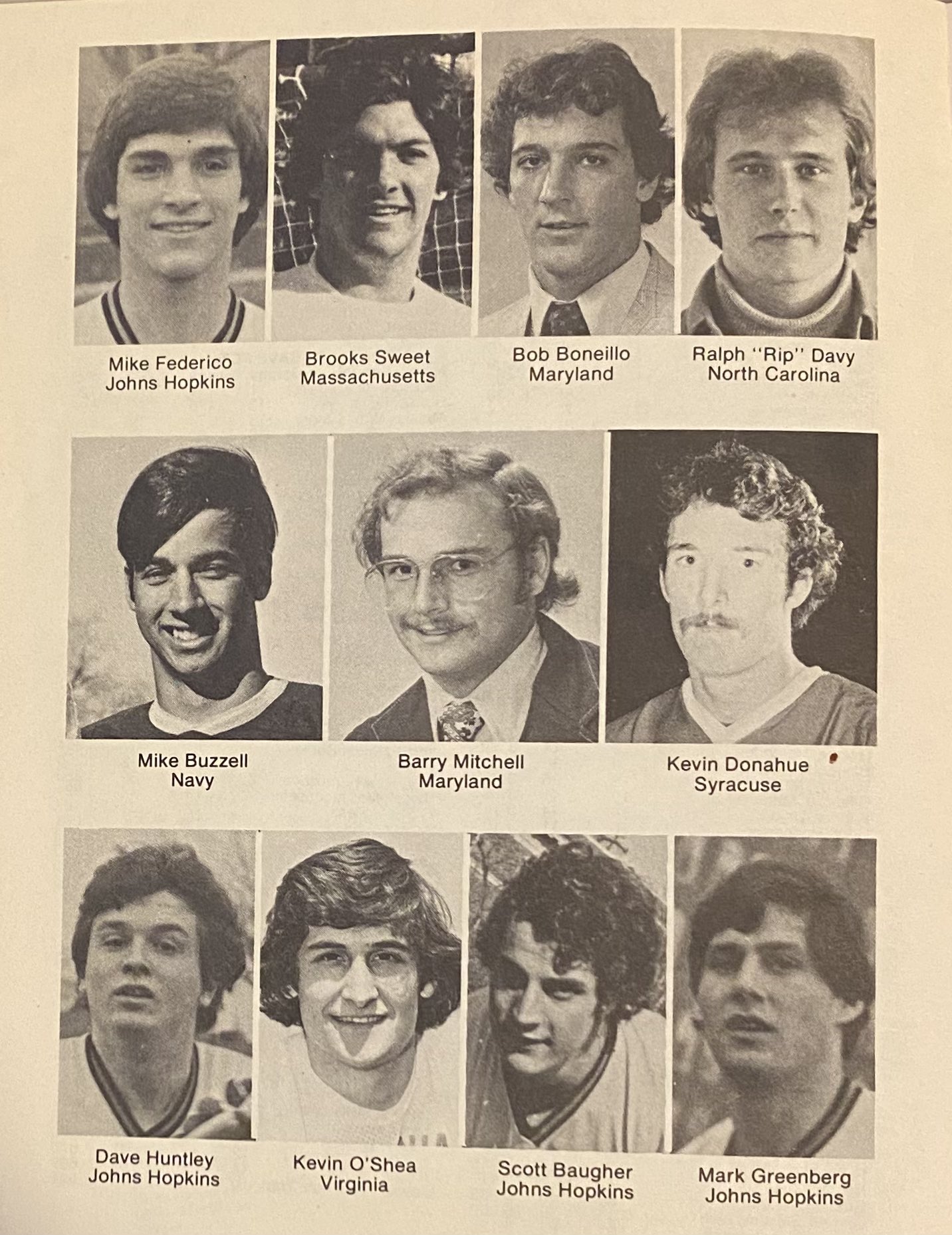 VintageLaxBrand on Twitter "1979 AllAmerica Team Bob Boneillo