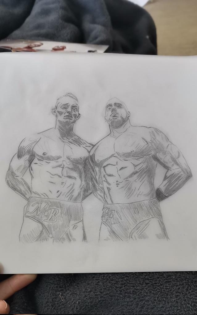 blackforestDiva's tweet photo. Work in progress.. Like the legends in the making they are .. #BackToDraw
#ImpeccableGerman #Goldjunge #StolzUndEhre @Marcel_B_WWE ☝🏼🇩🇪
#PrideOfItaly #Gladiatore #AmoreEOrgolio @FabianAichner 🦾🇮🇹
#Imperium #DieMatteIstHeilig #TrueChamps #Königsklasse #ProudFan https://t.co/c610DfRE8s
