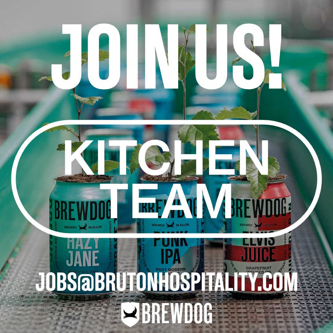 We're hiring! Come and say hello, or drop us an email with your CV or Lebenslauf. 

#jobsberlin #brewdogmitte #werehiring