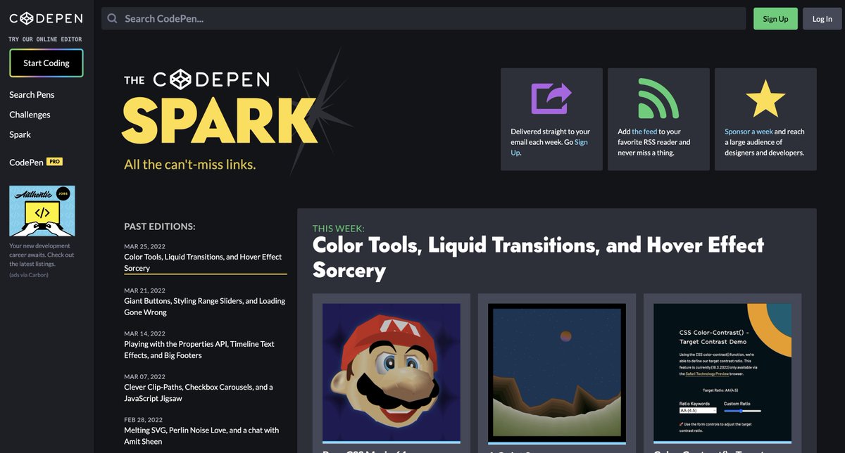 wataru_will's tweet image. コーダーだったら使っている人も多いかもしれないけど、【CodePen】はかなり重宝します。

ブラウザ上にてHTML、CSS、JavaScriptのコードを記述して、リアルタイムで表示を確認することができる！

ソースコードを保存する時に便利なツールです。
