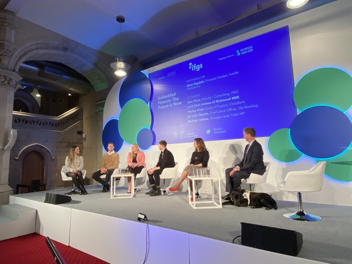 ‘#Embedded #Finance’ the word of this amazing panel with <a href="/LedaGlyptis/">Dr Leda Glyptis</a> #LordHolmes <a href="/EDigalaki/">Eleni Digalaki</a> et al. #IFGS2022 <a href="/InnFin/">Innovate Finance</a>