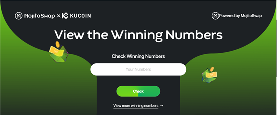 MojitoSwap's tweet photo. 🔥Congratulations to all the winners🔥
Coming to MojitoSwap to see if you have won the prize

✅Visit https://t.co/fuJUrnJXmd
✅Enter your lottery number
✅Check to see if you have won the lottery
✅Join us  to see more events! https://t.co/2C0Pdou7TY https://t.co/ACarYyI8XP