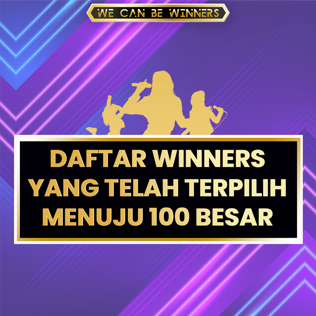 WeCanBeWinners's tweet photo. 🚨Pengumuman Audisi Girlband #WeCanBeWinners yang Telah Lolos ke 100 besar✨
Selamat untuk 50 Winners yang telah terpilih dan bergabung dengan 50 Winners lainnya. 
Cek daftar namamu di slide 2 dan 3
•
•
#WeCanBeWinners #wcbw #WeCanBeWinnersTahap3 #MomenSeruWCBWAudisi https://t.co/RQT3S1pClp