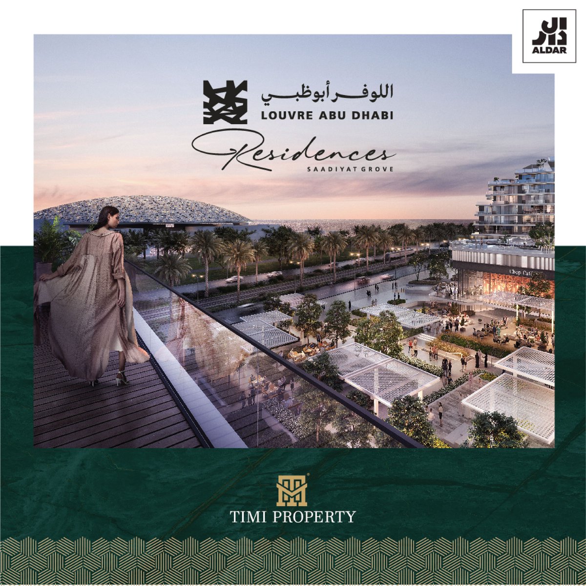 TimiProperty's tweet photo. Aldar Properties are pleased to announce the launch of the iconic 𝐋𝐎𝐔𝐕𝐑𝐄 𝐀𝐁𝐔 𝐃𝐇𝐀𝐁𝐈 𝐑𝐄𝐒𝐈𝐃𝐄𝐍𝐂𝐄𝐒, located in Saadiyat Island, Abu Dhabi’s Cultural District. A lifestyle inspired by art and culture close to nature and the best of Saadiyat Island living. https://t.co/h35UNfZooc