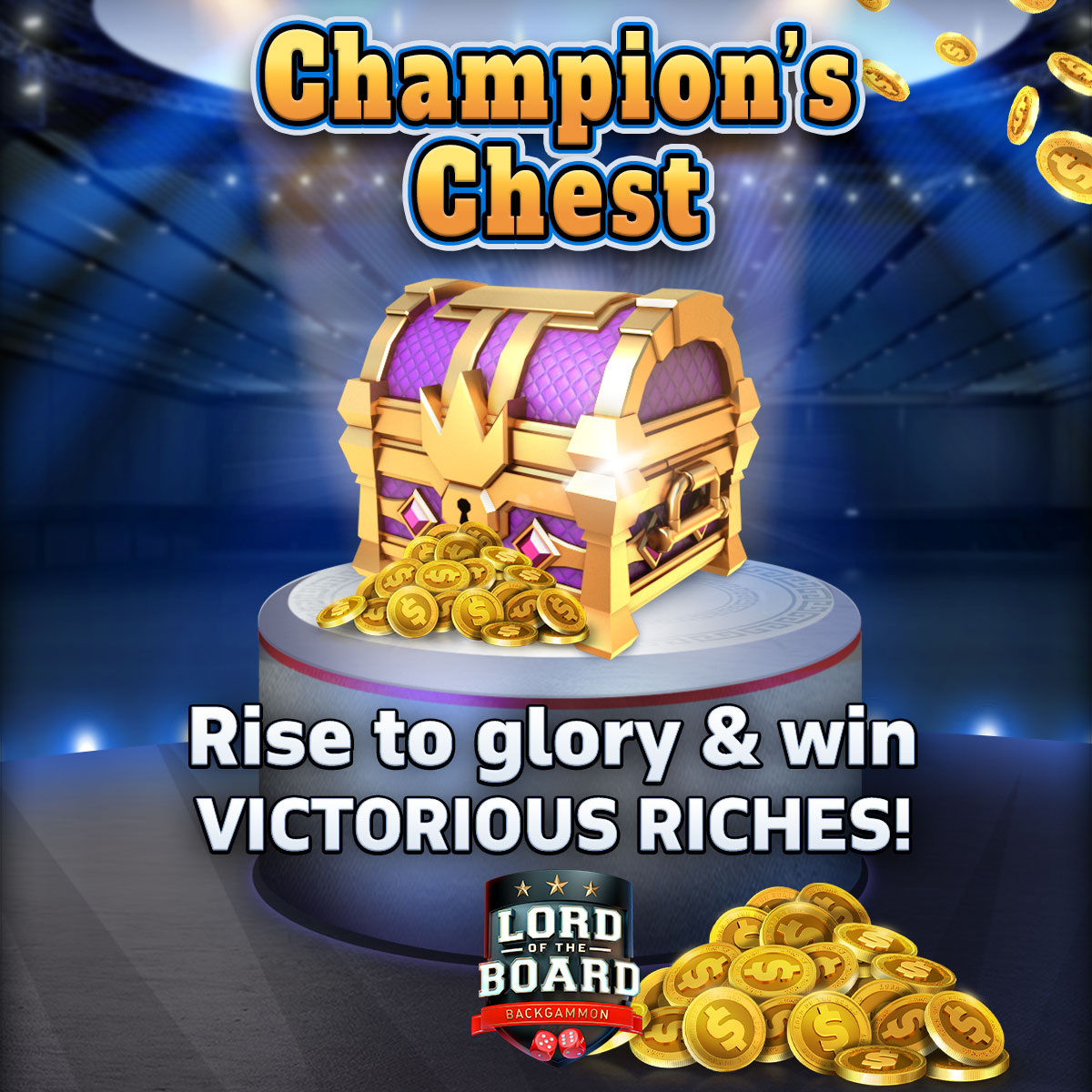 Lordoftheboard3's tweet photo. Do you have what it takes to be THE BEST? ๐ฅ
Collect trophies, fill the bar and unlock SPECTACULAR rewards๐
Grab FREE COINS ๐ & show โem what you got ๐ฒ https://t.co/qjA2tRAzMM
#WBGF #WTBC #BestBackgammon๐ฒ #backgammon #LordoftheBoard #bgworldchampion #venice2022 https://t.co/tXbxpFYSzZ