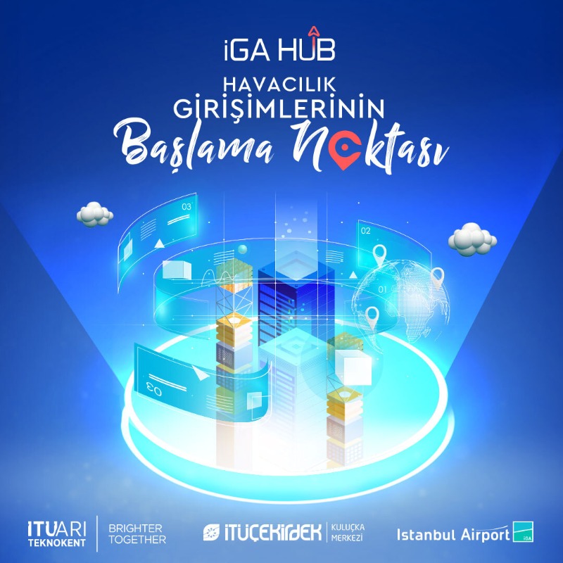 igairport's tweet photo. Havacılıkta girişimlerin yeni merkezi İGA HUB başlıyor! ✈️ 

İTÜ ARI Teknokent iş birliğiyle kurulan İGA HUB, sivil havacılık ve havalimanı işletmeciliği alanında inovatif fikirleri olan girişimcileri arıyor. Toplam ödülü 800.000 TL olan program hakkında detaylı bilgi için 👇
