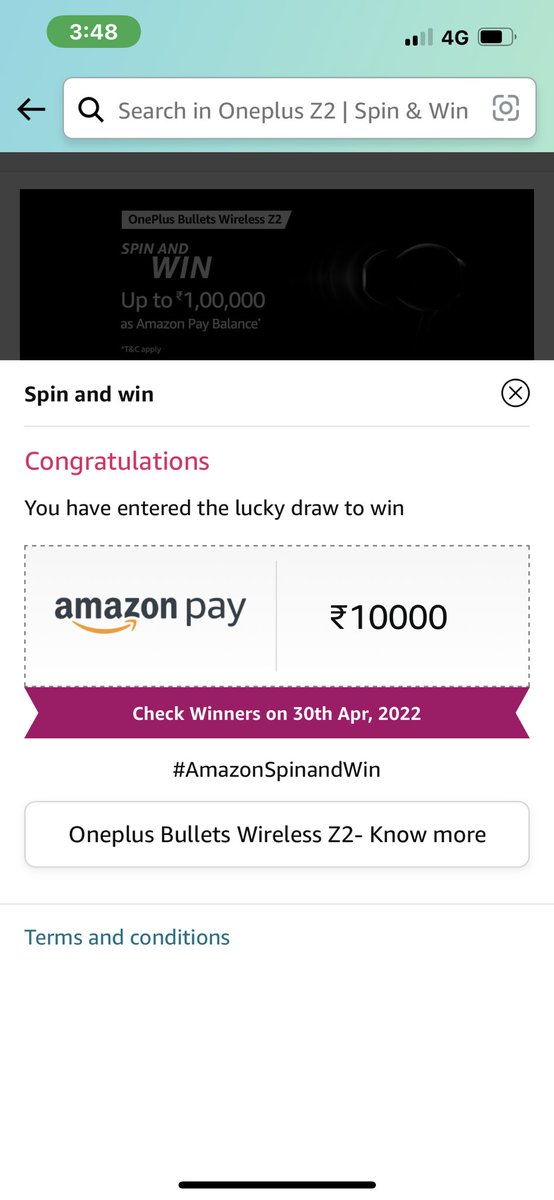 Keyul14's tweet photo. Thank you @amazonIN  @OnePlus_IN             #OneplusBulletsWirelessZ2 #BeyondBassic https://t.co/O13wO8vshy