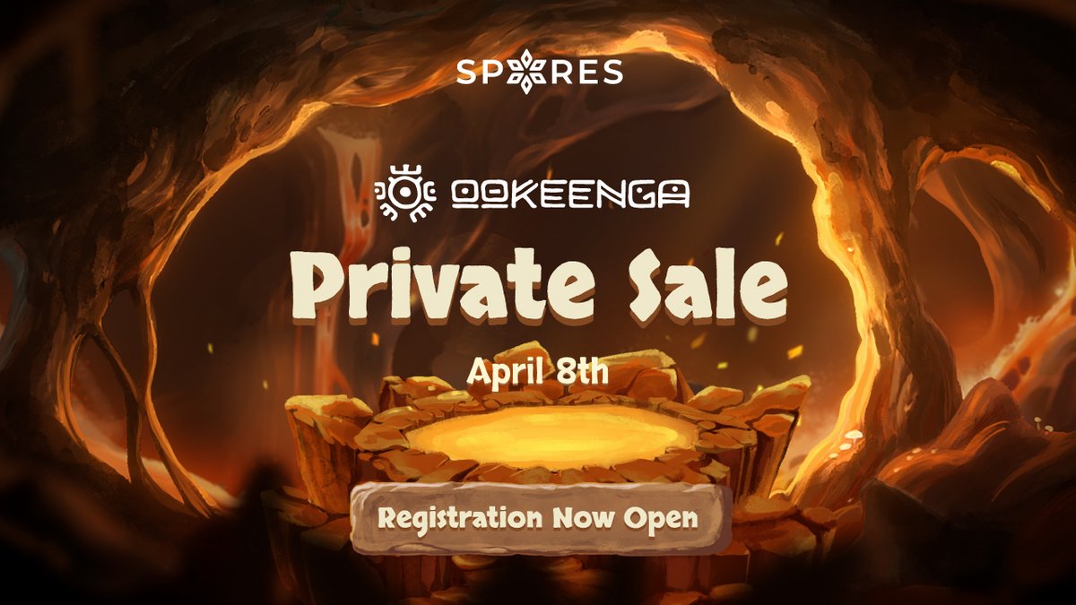 🚀Ookeenga Private #IGO On Spores Launchpad

- Network: BNB Chain
- Initial Supply: 7,200,000 $OKG
- Initial Market Cap: $360,000
- Price: $0.04
- Vesting Schedule: 5% up-front at TGE, 3 months cliff, then quarterly vesting over 4 quarters

👉bit.ly/3qWVPIN

#P2E #GameFi