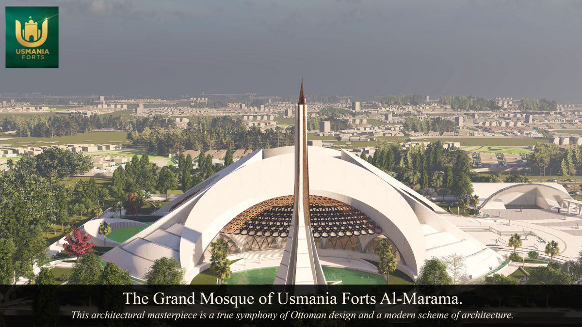 usmaniaforts's tweet photo. انشاءاللہ عثمانیہ فورٹس ہاؤسنگ پروجیکٹ میں جامع مسجد کی بنیاد جلد رکھی جا رہی ہے جو کہ اپنی نوعیت کی ایک منفرد مسجد ہوگی۔ 

مسجد کا نام المرامہ رکھا گیا ہے جس کا مطلب روشنی اور ہدایت ہے۔

#UsmaniaForts #AlMarama #Mosque #Masjid #RDA #Rawalpindi #islamabad https://t.co/YRoLsAw3ZV
