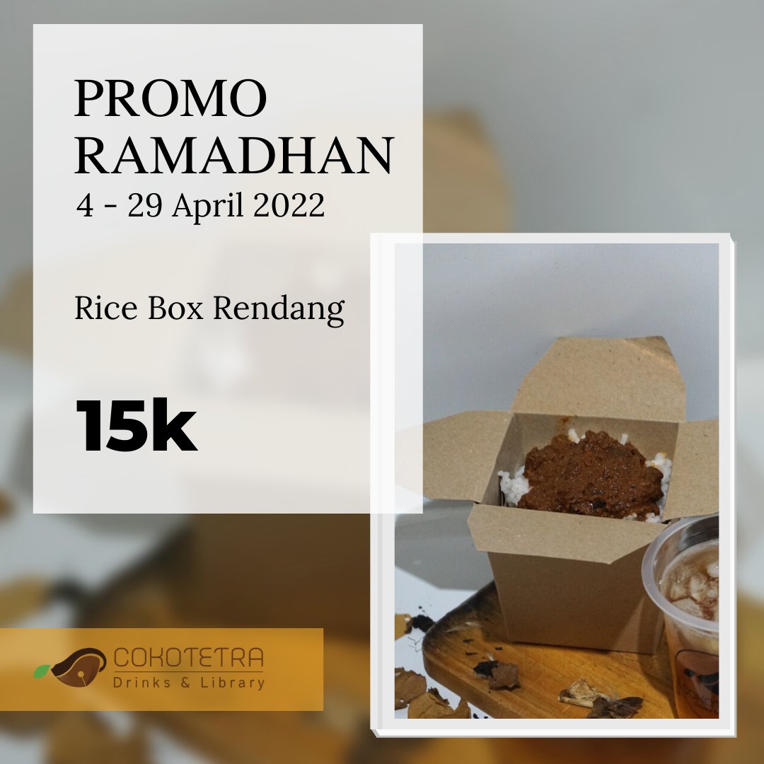 Menu nasi juga promo nih guys! jangan lupa order yaaa🥰🙏