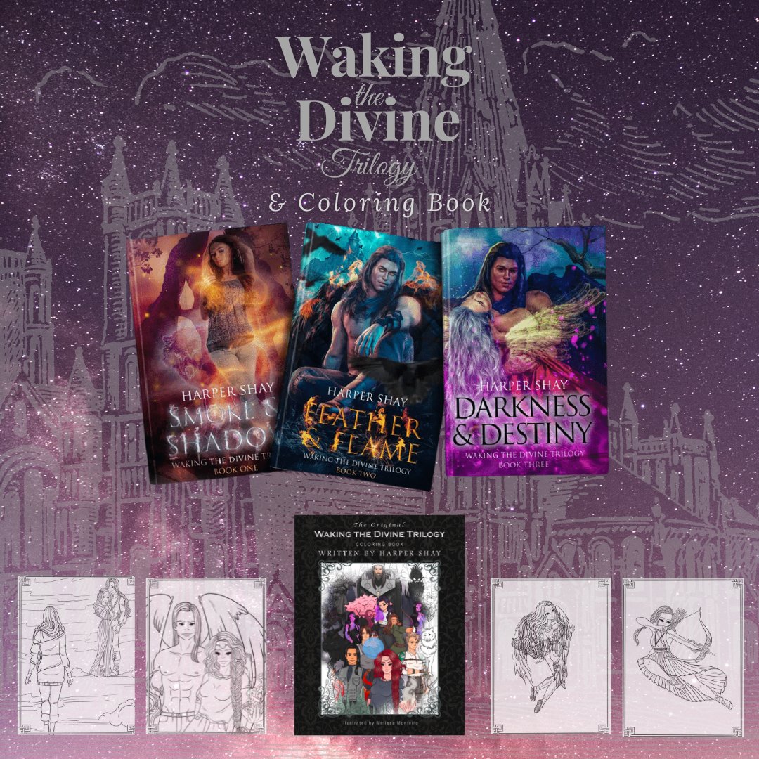 Waking the Divine Trilogy

Epic Fantasy Romance with paranormal vibes. Follow Ari &amp; Zander through the shadows. 
✦•••✦Smoke &amp; Shadow✦•••✦
geni.us/wakingthedivin…

#epicfantasy #kindleunlimited #authorharpershay #allthebooks #booklovers #lostinabook #foreverreading