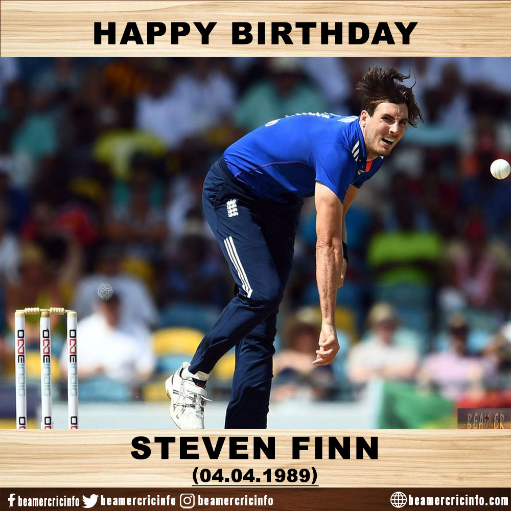Happy Birthday!!!
Steven Finn...      