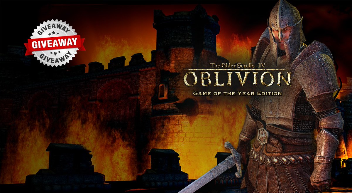 🎁#Giveaway - The Elder Scrolls IV: Oblivion Game of the Year Edition Deluxe GOG Key🎁

To Enter:👇
✅Follow me &amp; @XboxROI
🔁Retweet
❤️Like

📆Ends in April 7th

📧DM me to sponsor a giveaway like this.
#Giveaway #TheElderScrolls #FreeGames #GOG #GOGKeys #FreeGameKeys #GameKeys