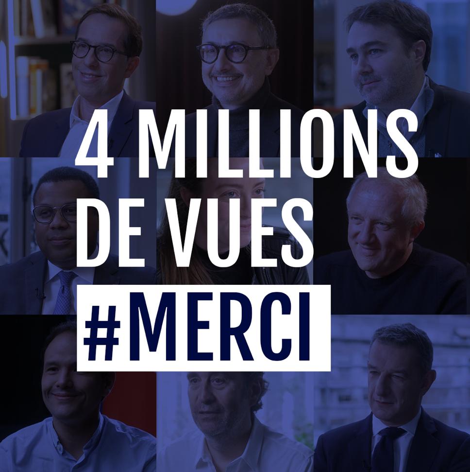 4 millions de vues de la campagne #SiJetaisElles produite par Malmö Productions – merci !!!
 
Merci d’avoir vu &amp; partagé cette campagne <a href="/wearesista/">SISTA</a>  x <a href="/Mirova_RI/">Mirova</a>  &amp; ainsi sensibilisé aux stéréotypes de genre.