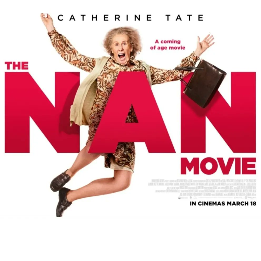 What a dream come true seeing myself on the big screen. Blink and you may miss me with the one and only Catherine Tate being wallflowers.🌹Thank you Tony for being the best dancing partner a gal could ask for. #thenanmovie #imreadyformycloseup