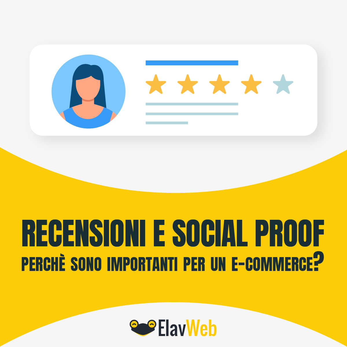 ElavWeb_'s tweet photo. #recensionionline: gli utenti le amano, molti gestori di #ecommerce ancora poco conoscono la loro importanza.
🔴 Perché sono essenziali per mantenere la #fiducia dei propri #clienti? Vi sveliamo di cosa si tratta nel nostro articolo 👇
#shoponline #agenziaweb #socialproof https://t.co/VdVIZ66dCL