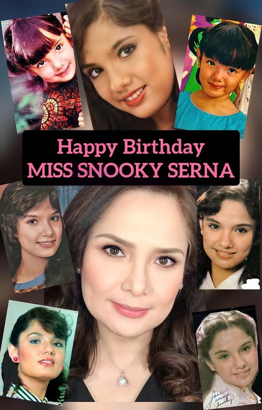 Happy Birthday to Ms. Snooky Serna! Stay safe and blessed.   