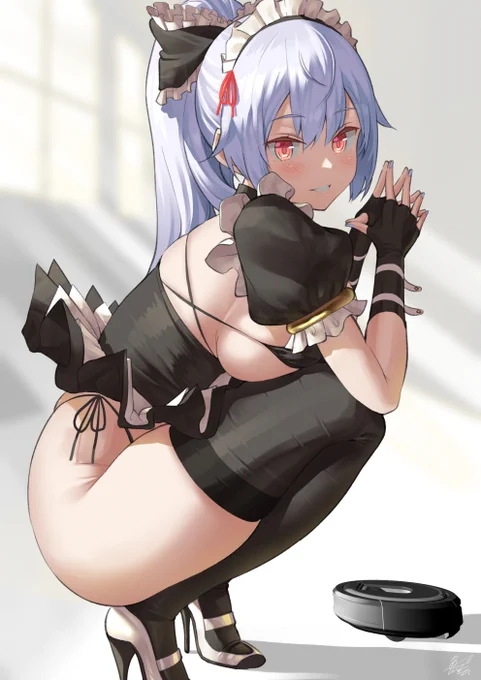 へそ丈メイド巴 