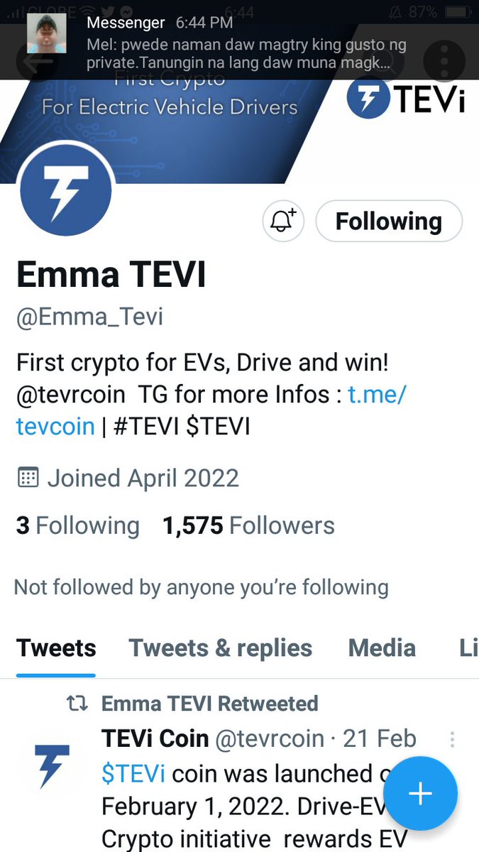 JommelGamer's tweet photo. @crypto_bearr @Emma_Tevi @tevishiller_ @Adamtevicoin Done https://t.co/zaY3FYmgYT