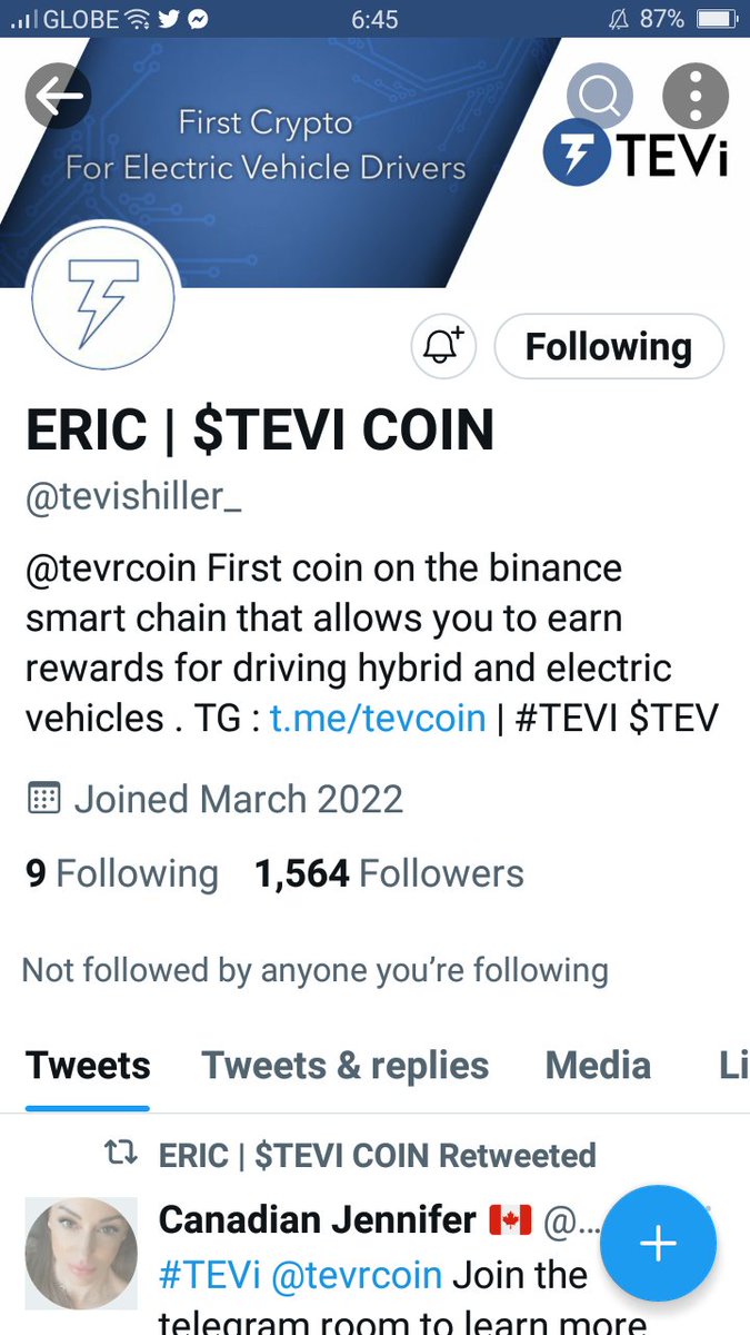 JommelGamer's tweet photo. @crypto_bearr @Emma_Tevi @tevishiller_ @Adamtevicoin Done https://t.co/zaY3FYmgYT