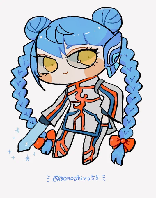 #いいねした人のイラストを自分の絵柄で描く  可愛いチャイナナホちゃを描かせていただきました〜ありがとうございました!等身は縮んだ 