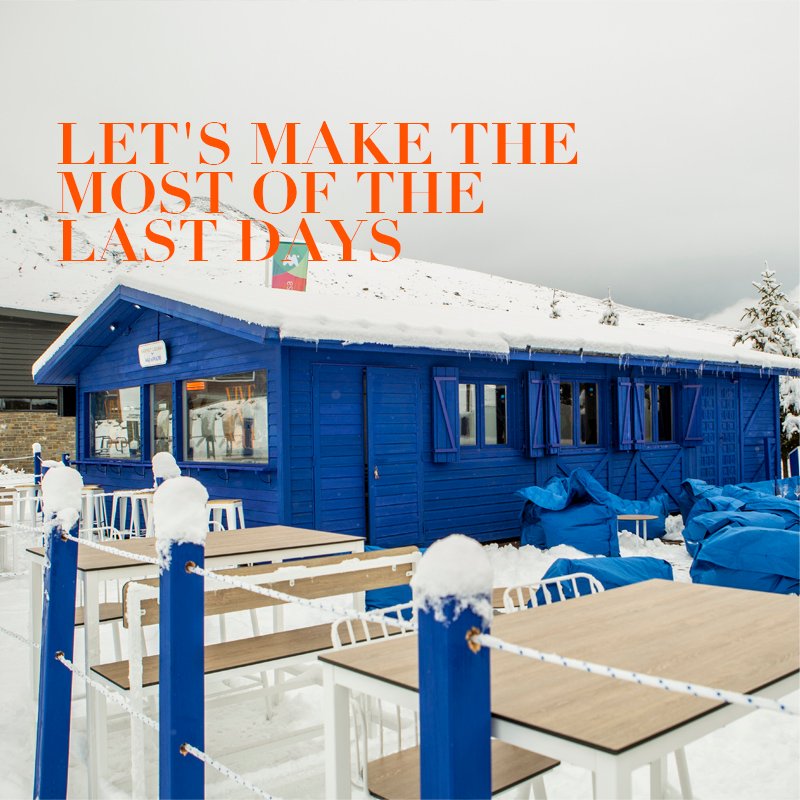 NOW IT'S TIME TO DO IT!

Grab your skis, hit the slopes, we are waiting for you in the best Après-ski in Formigal.

Live music, dj and the best atmosphere.

#MardeFrades #Albariño #DoriasBaixas #FormigalMardefrades #GarmetLoungeMDF